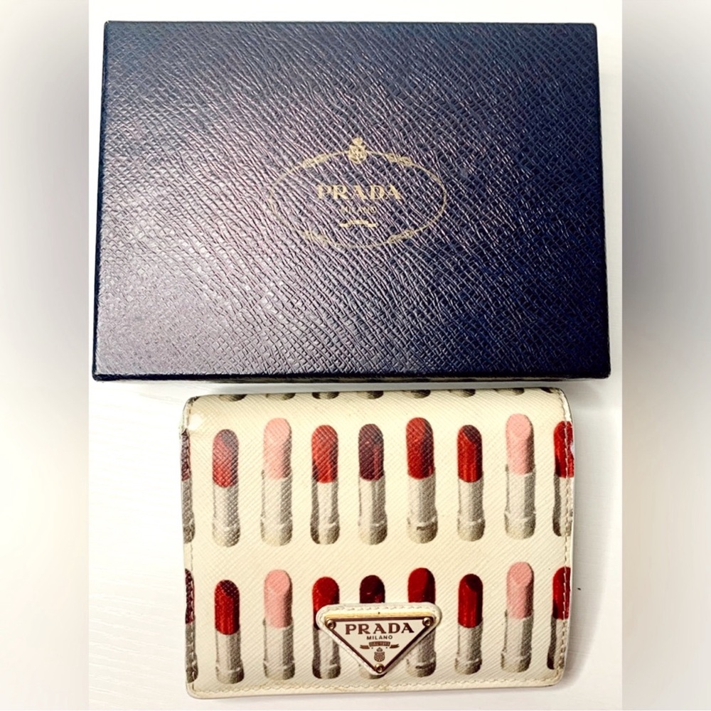 Prada Lipstick Print Wallet - Picture 4 of 13